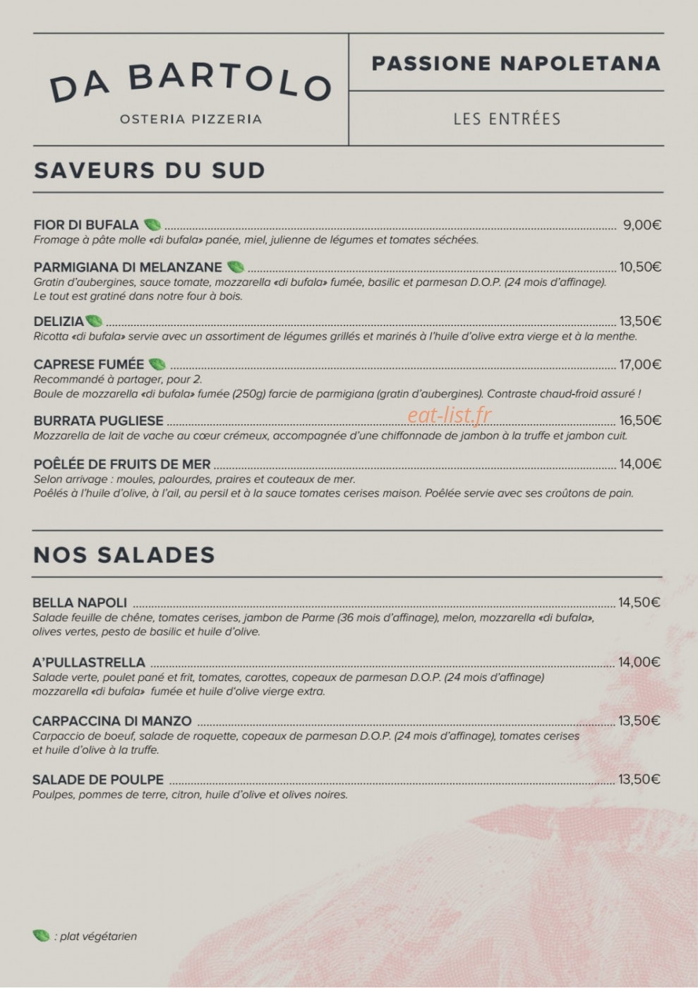 Da Bartolo — carte page 4