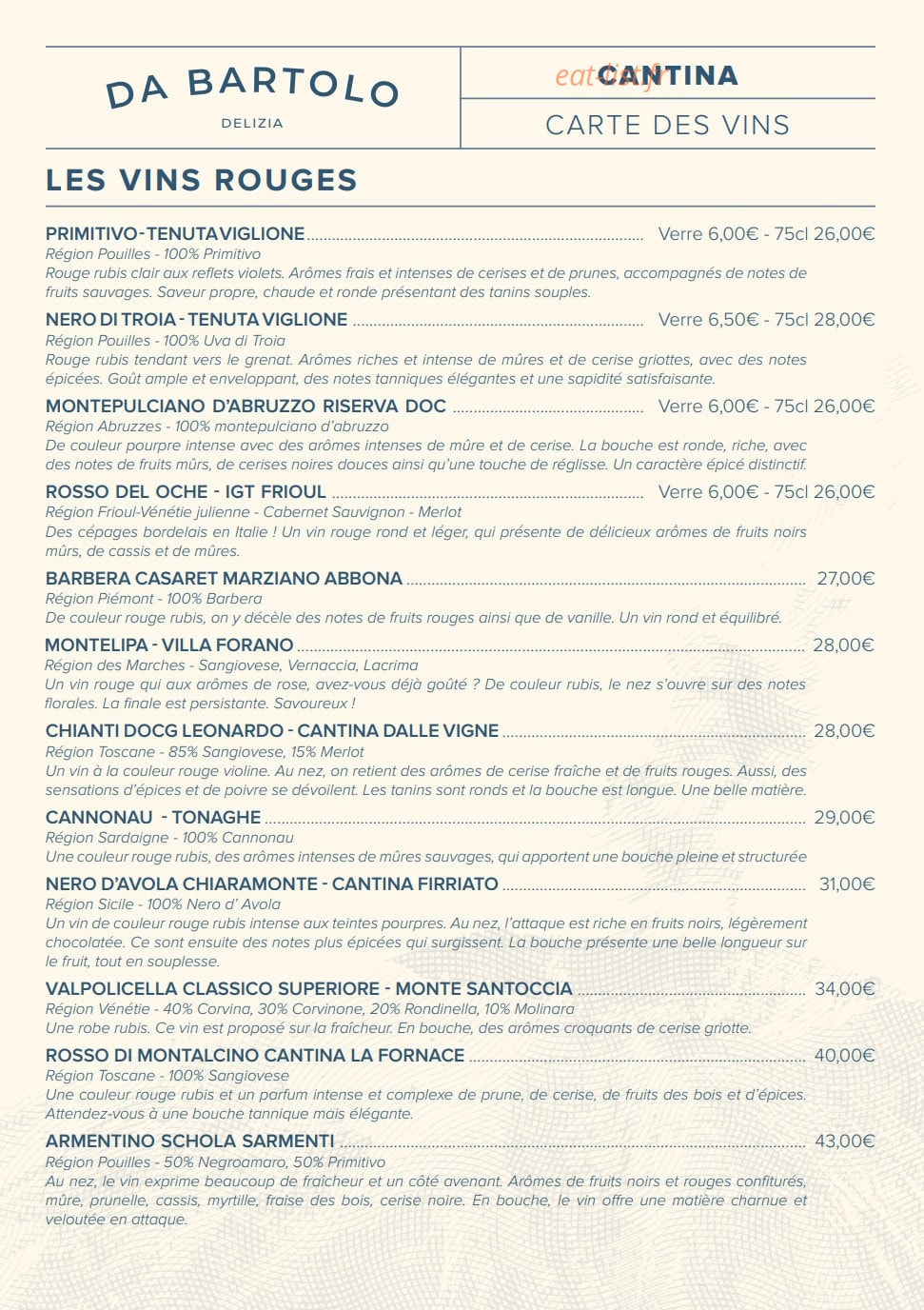 Delizia Da Bartolo — carte page 7