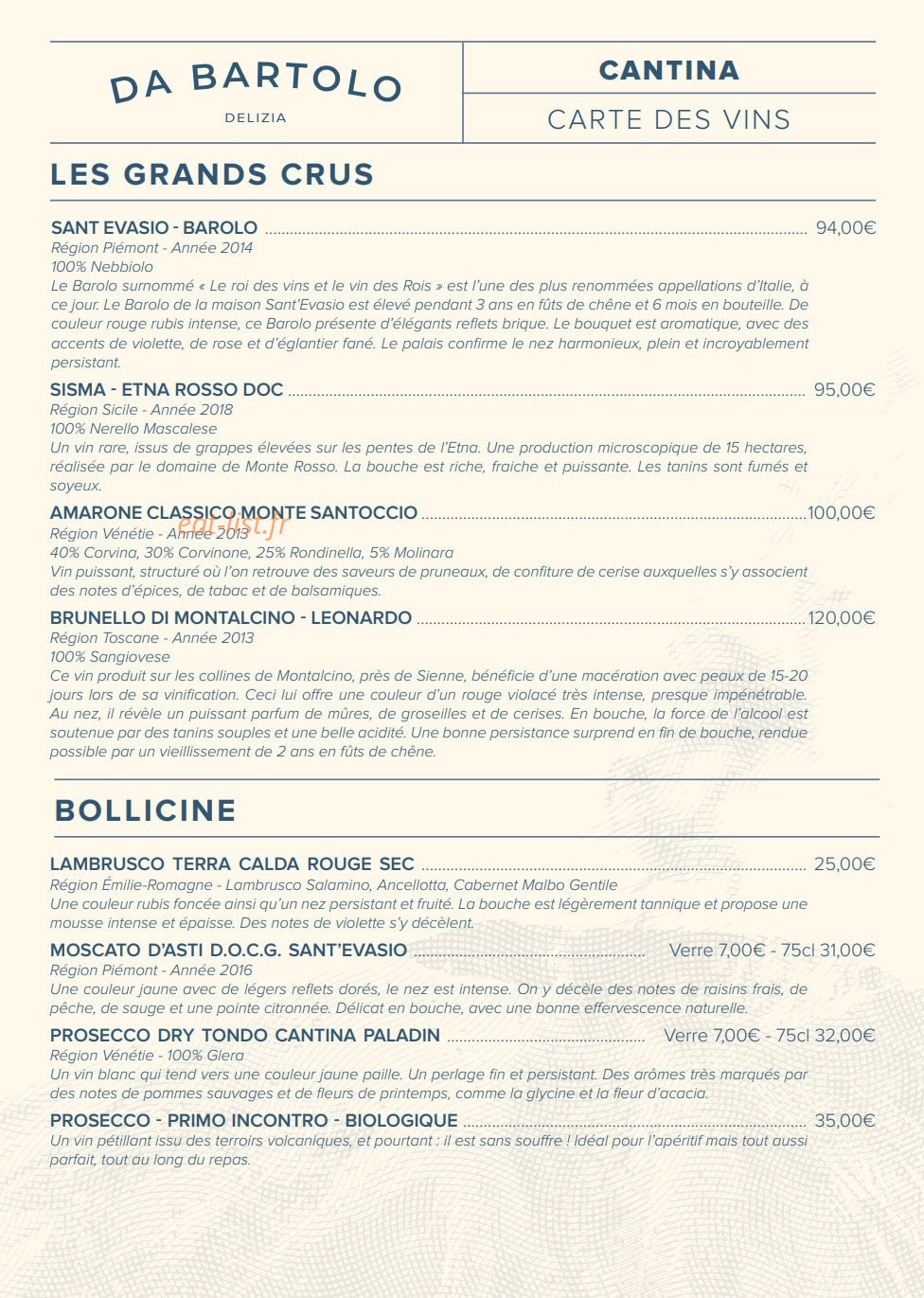 Delizia Da Bartolo — carte page 9