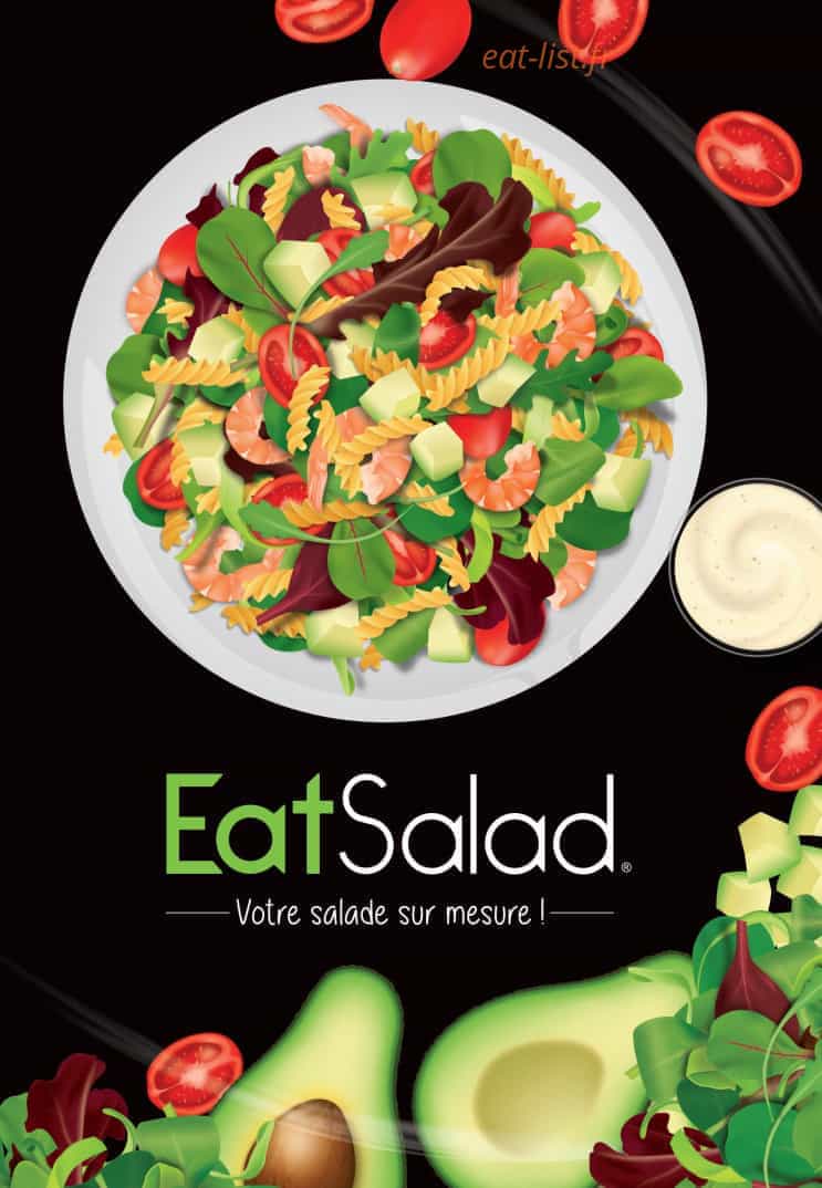 Eat Salad — carte page 1