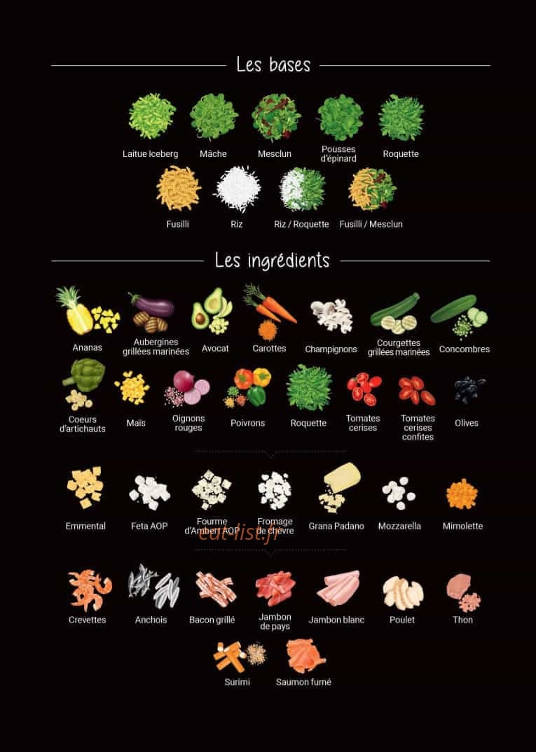 Eat Salad — carte page 3