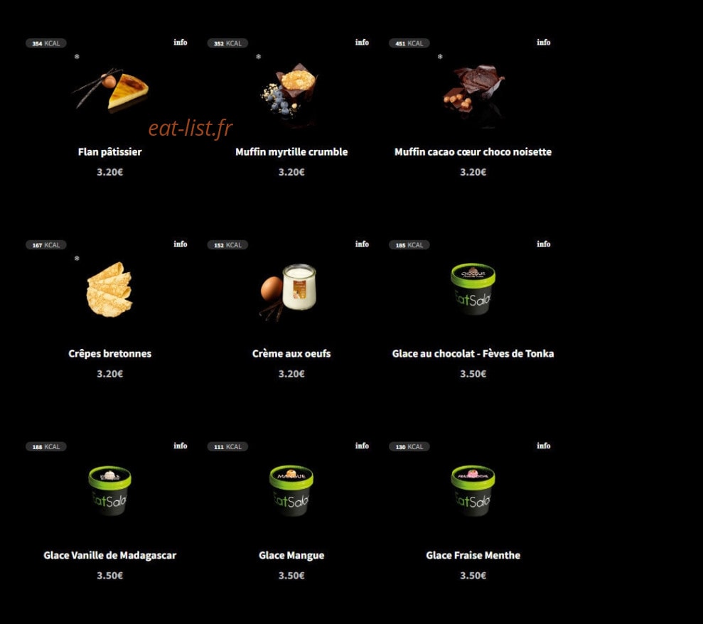 Eat Salad — carte page 11