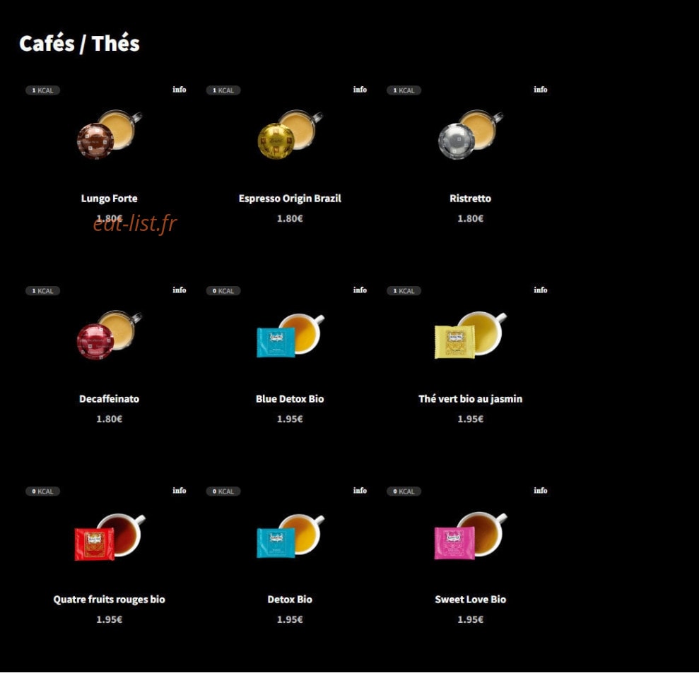 Eat Salad — carte page 16