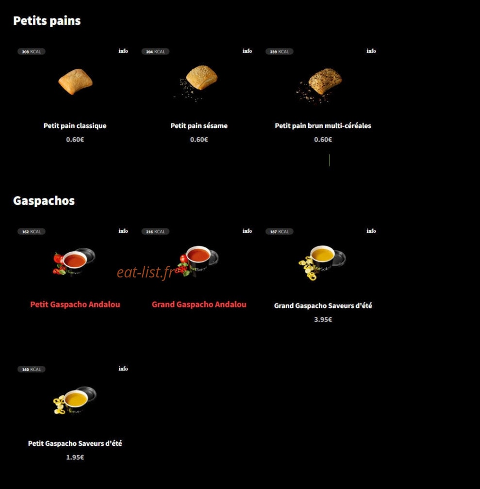 Eat Salad — carte page 7