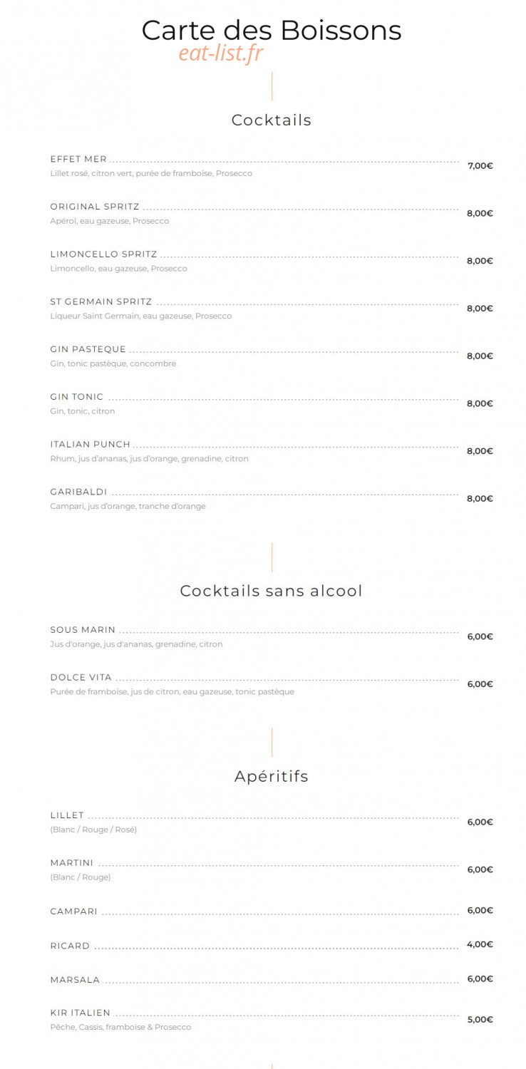 Effet Mer — carte page 4