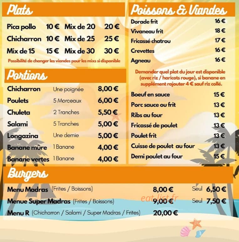 El Latino — carte page 1