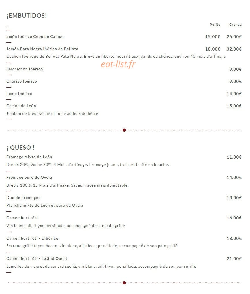 El Sitio — carte page 2