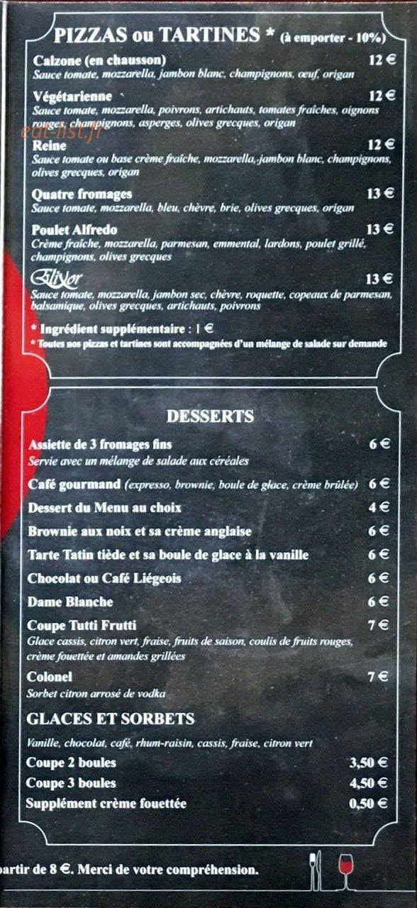 Elixor — carte page 4
