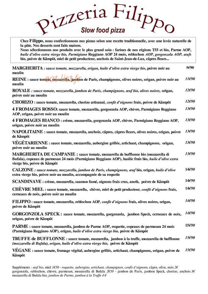 Filippo — carte page 1