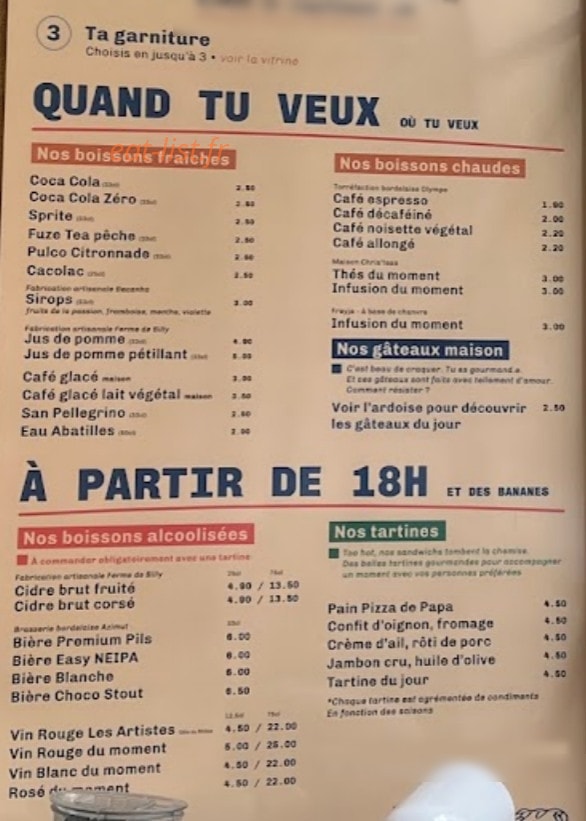 Fortiche Club — carte page 2