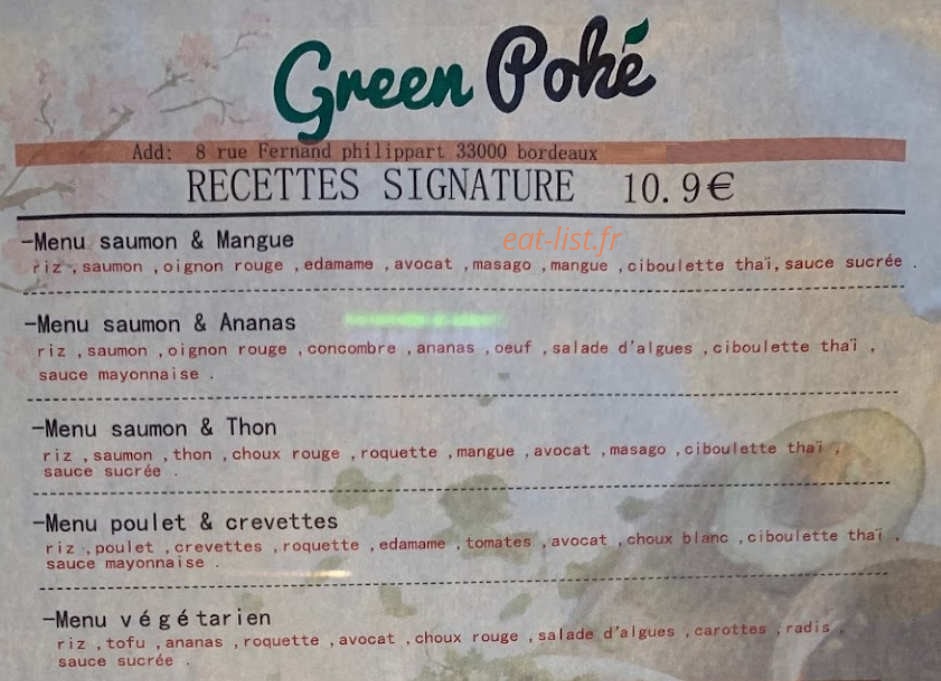 Green poke — carte page 1