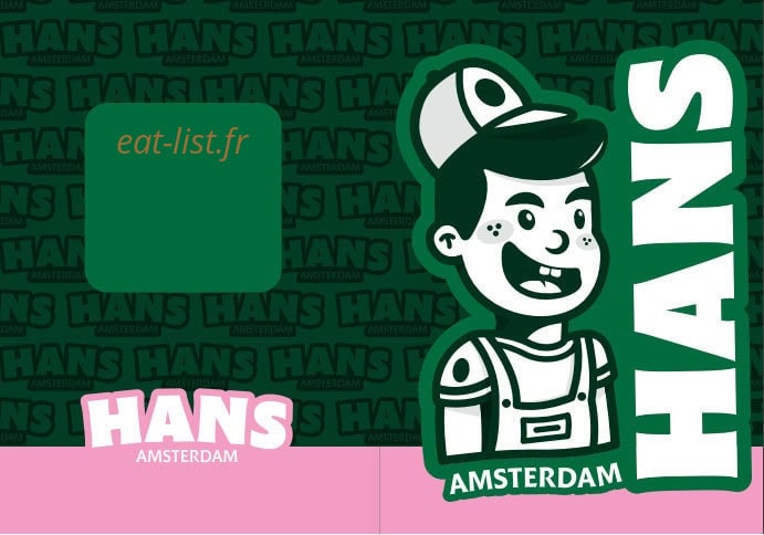 Hans Snackbar — carte page 1
