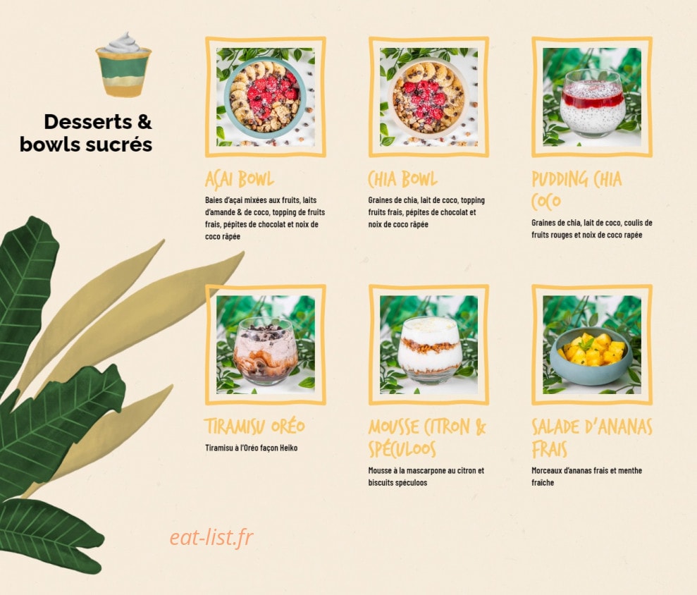 Heiko - Poké bowl — carte page 4