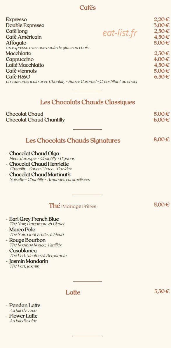 Henriette & Olga — carte page 6