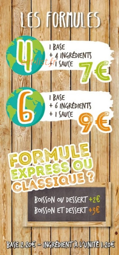Hot & Fresh — carte page 5