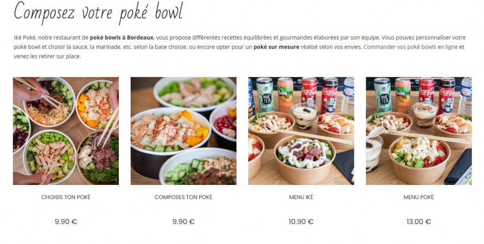 Iké Poké — carte page 1