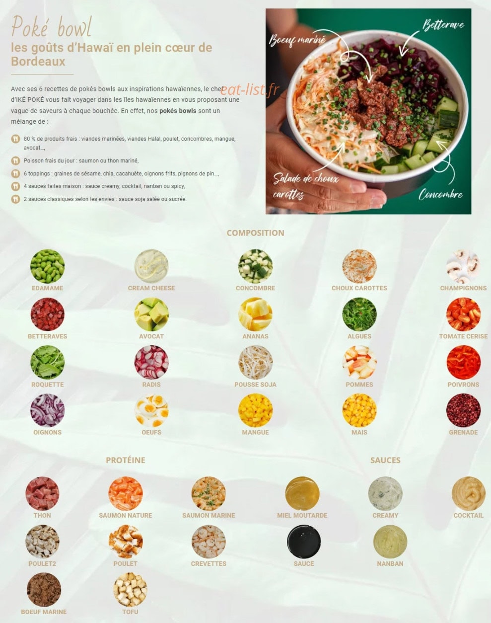 Iké Poké — carte page 1