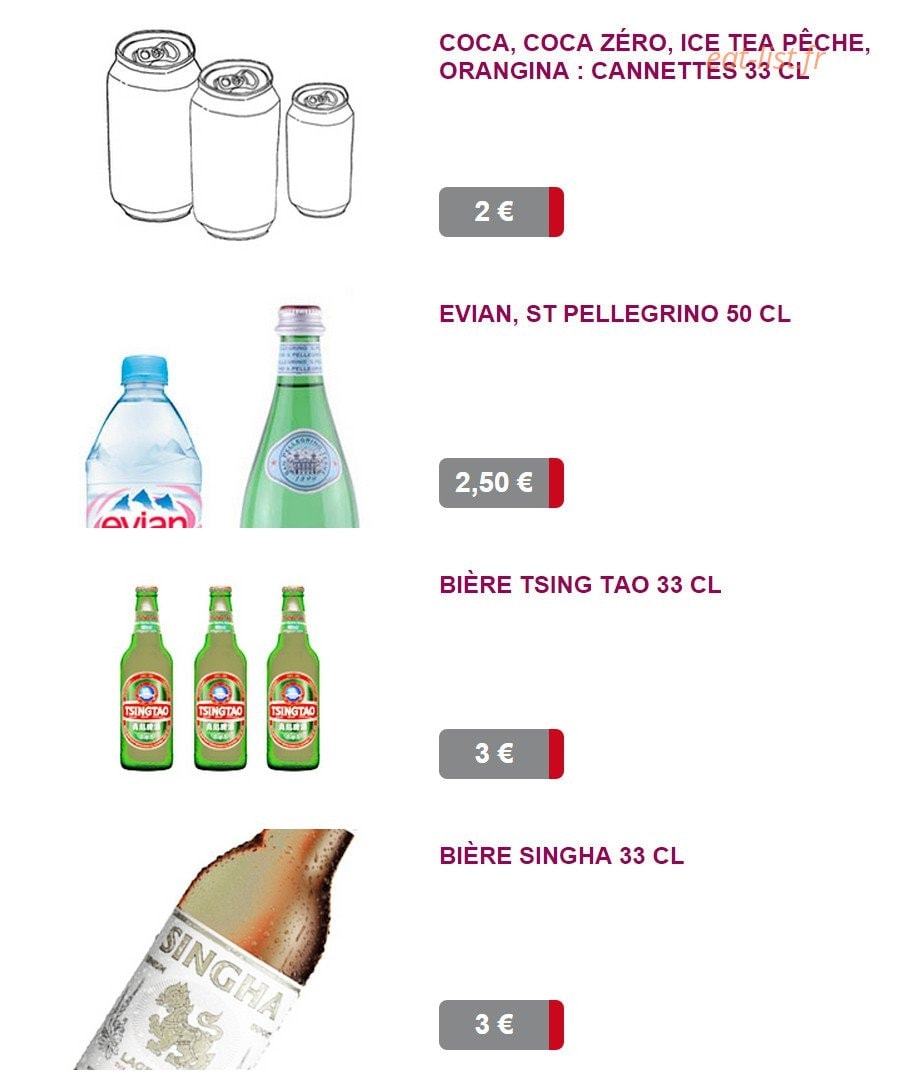 Influence Wok — carte page 10