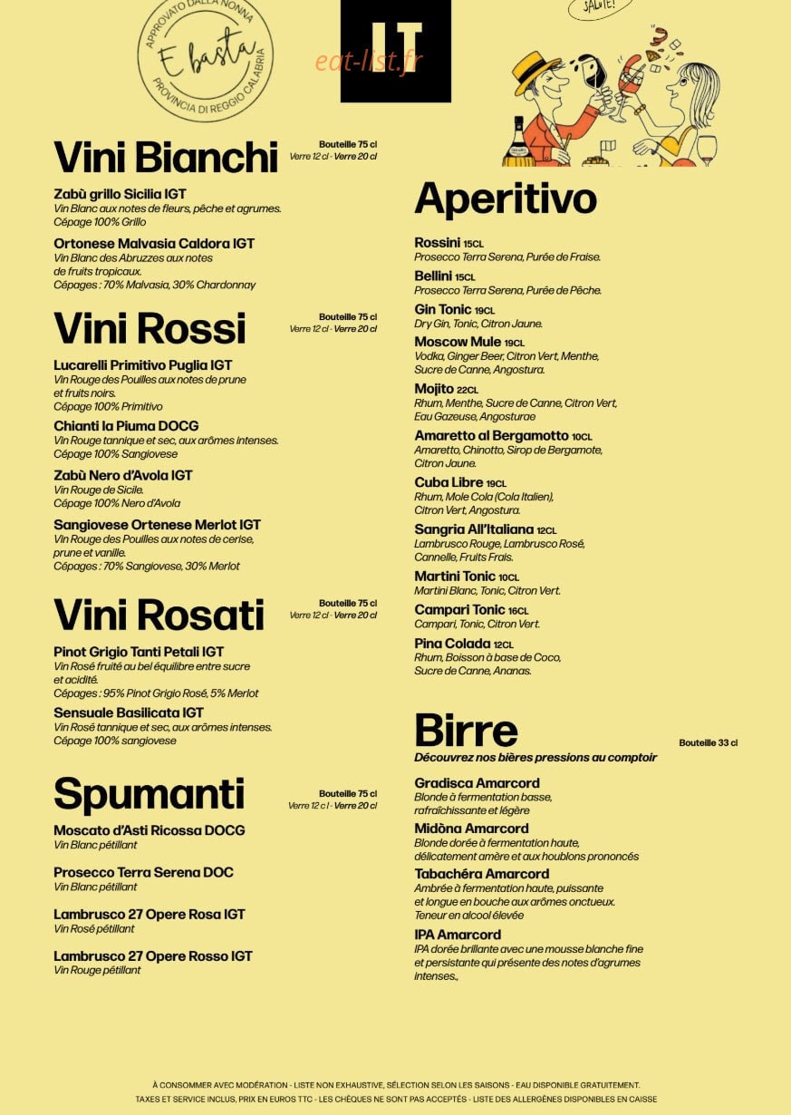 IT - Italian Trattoria — carte page 3