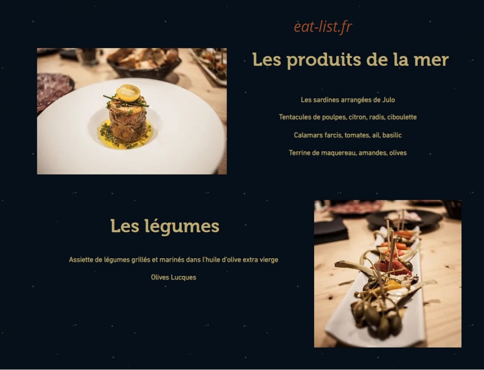 Julo — carte page 2