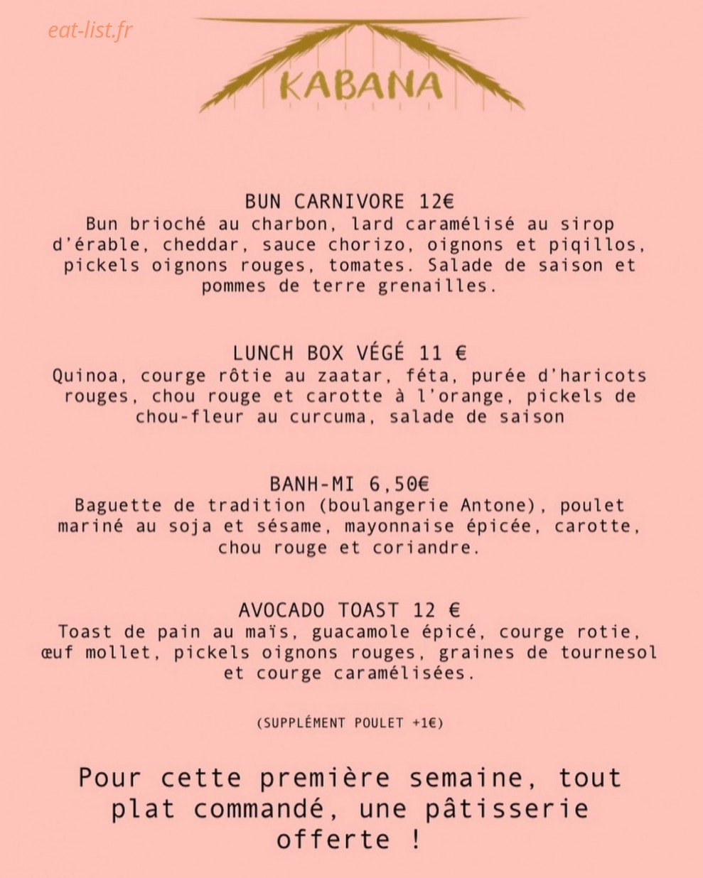 Kabana — carte page 3