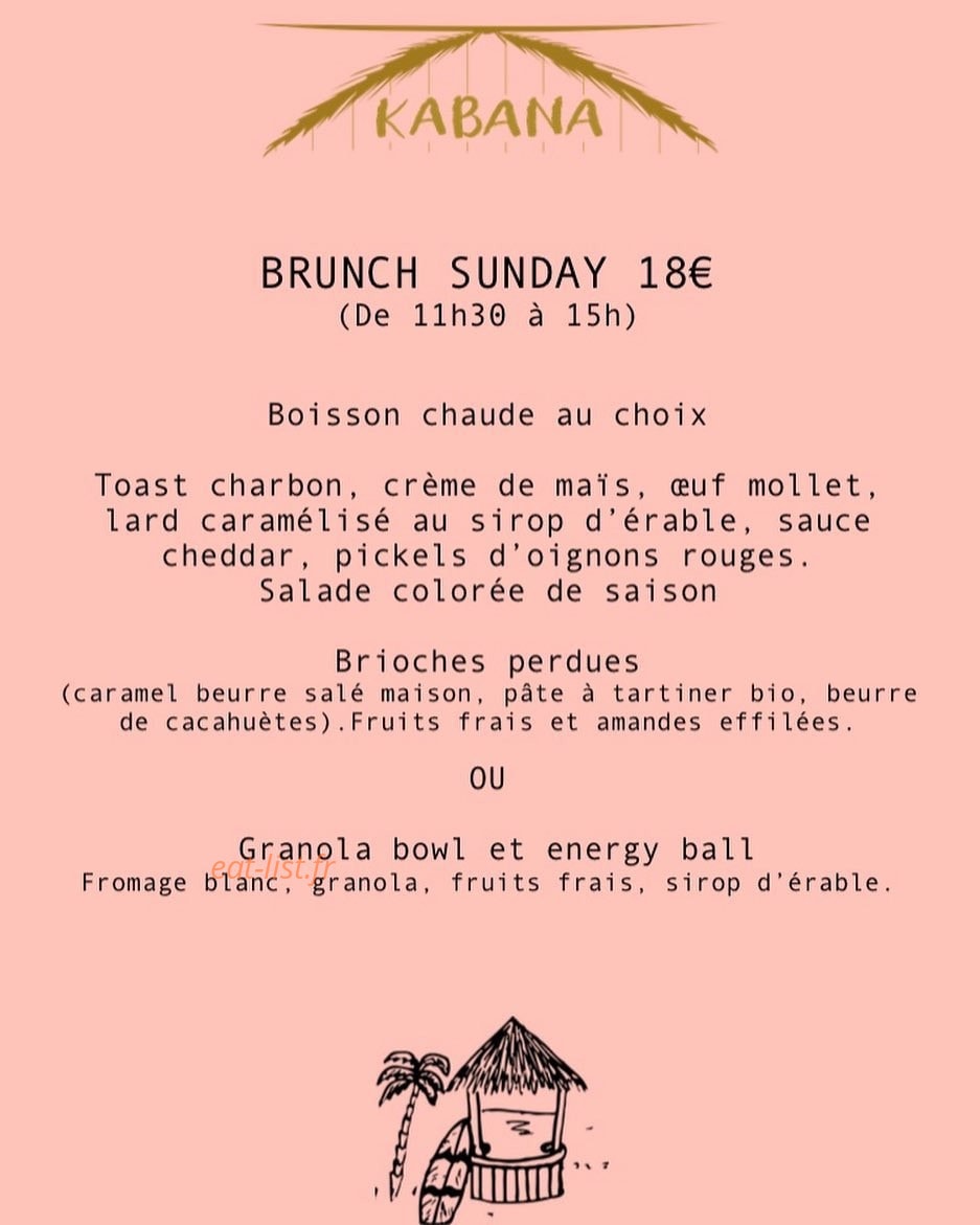 Kabana — carte page 1