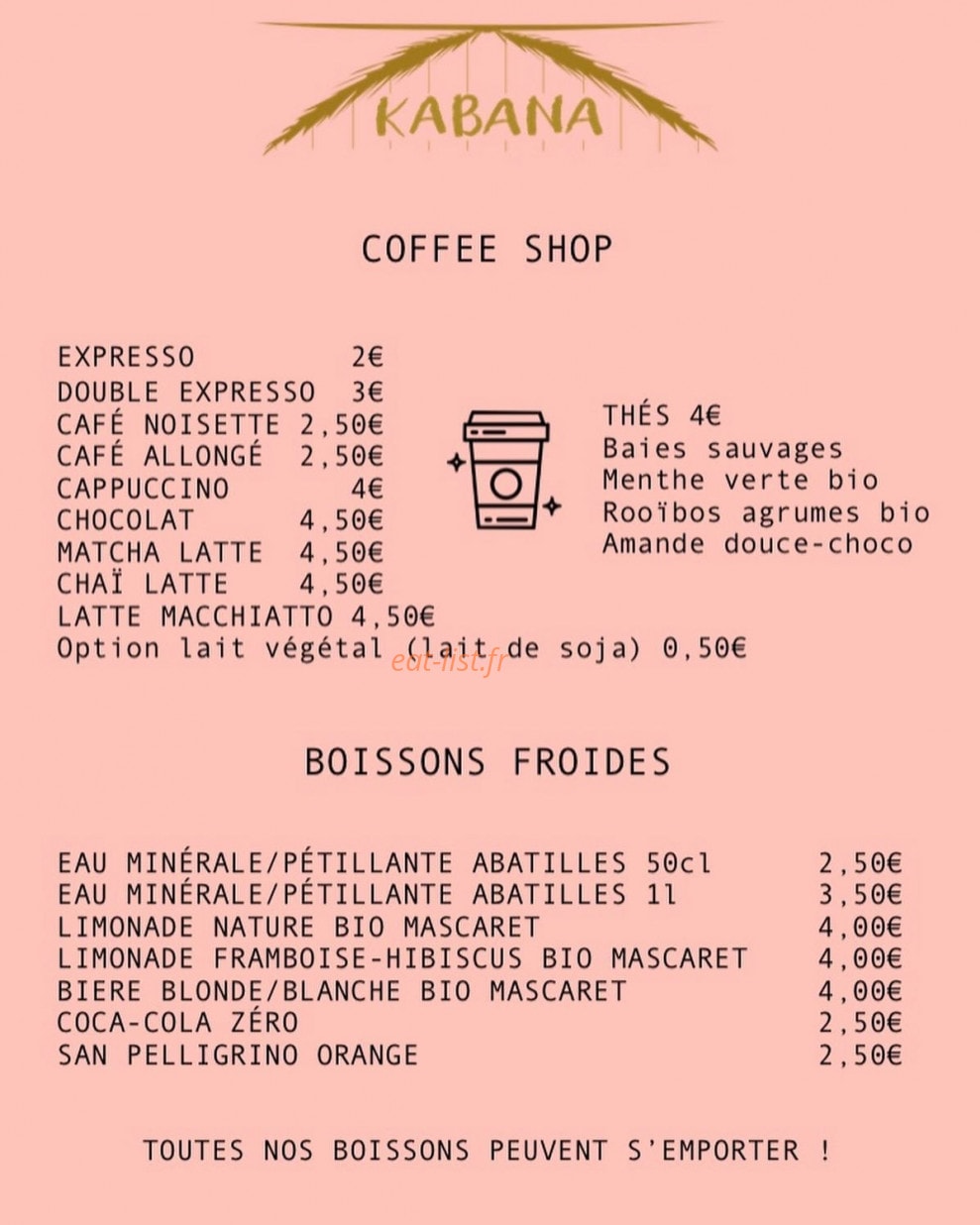 Kabana — carte page 4