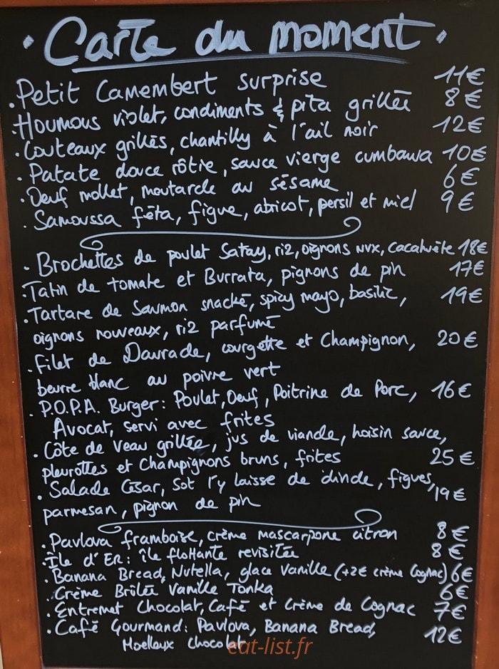 L' Amédée — carte page 1