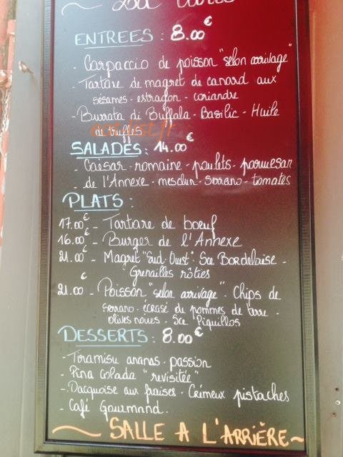 L'annexe — carte page 1