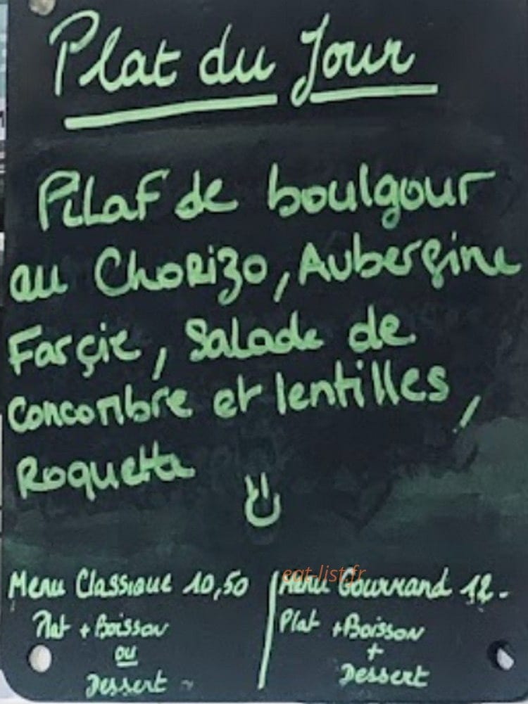 L'Atelier du Sandwich — carte page 3