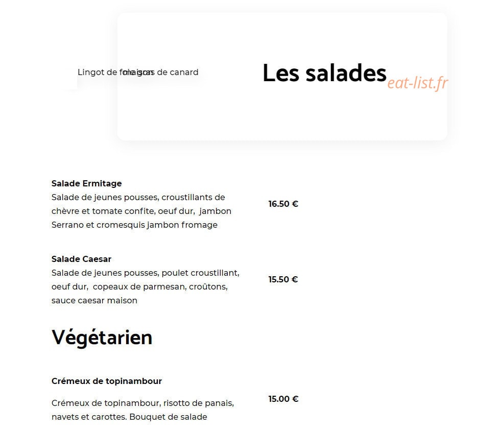 L'Ermitage Cauderan — carte page 4