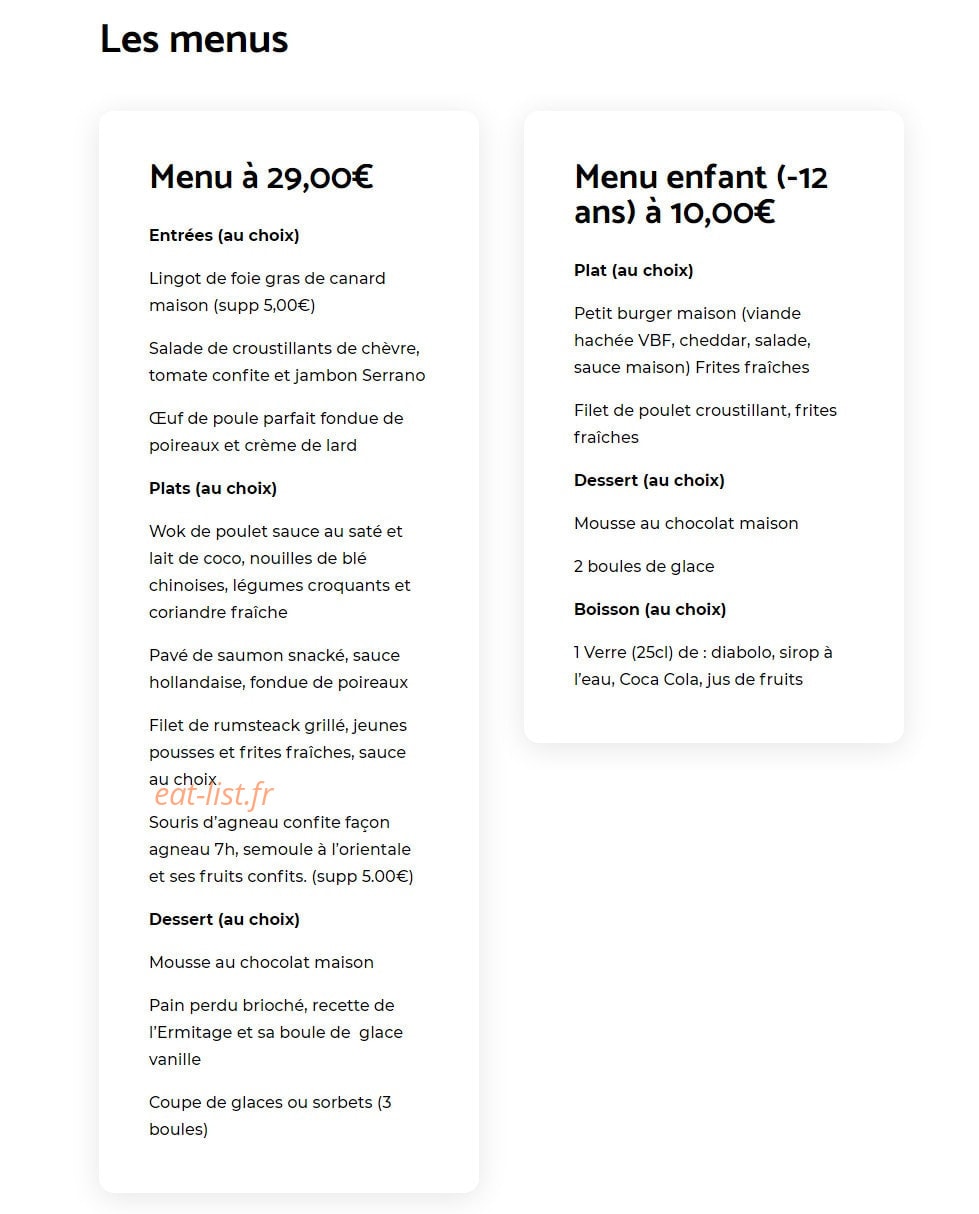 L'Ermitage Cauderan — carte page 2