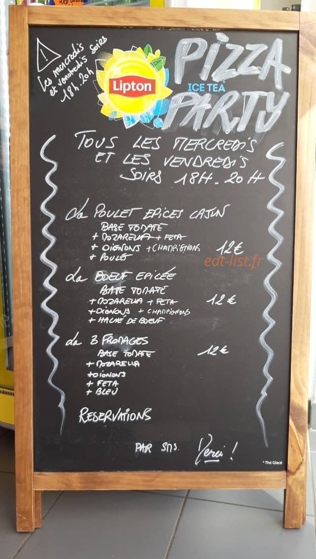 La Baguette Depuis 2018 — carte page 1