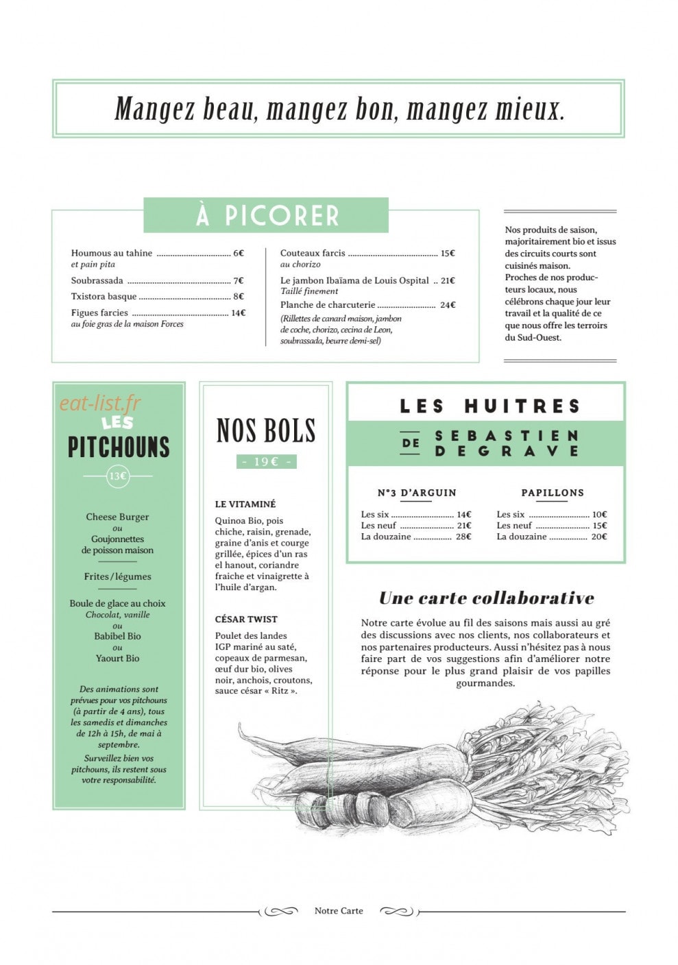 La Belle Saison — carte page 4
