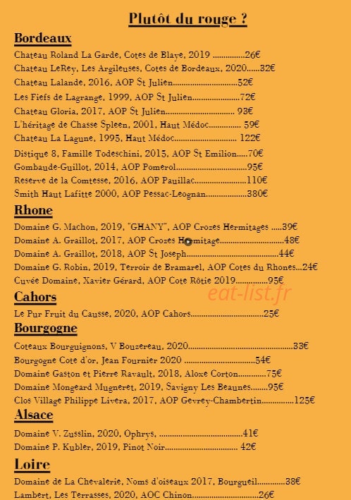 La Cantine de Thomas — carte page 4