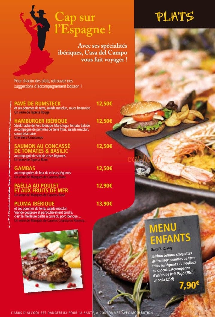 La Casa — carte page 4