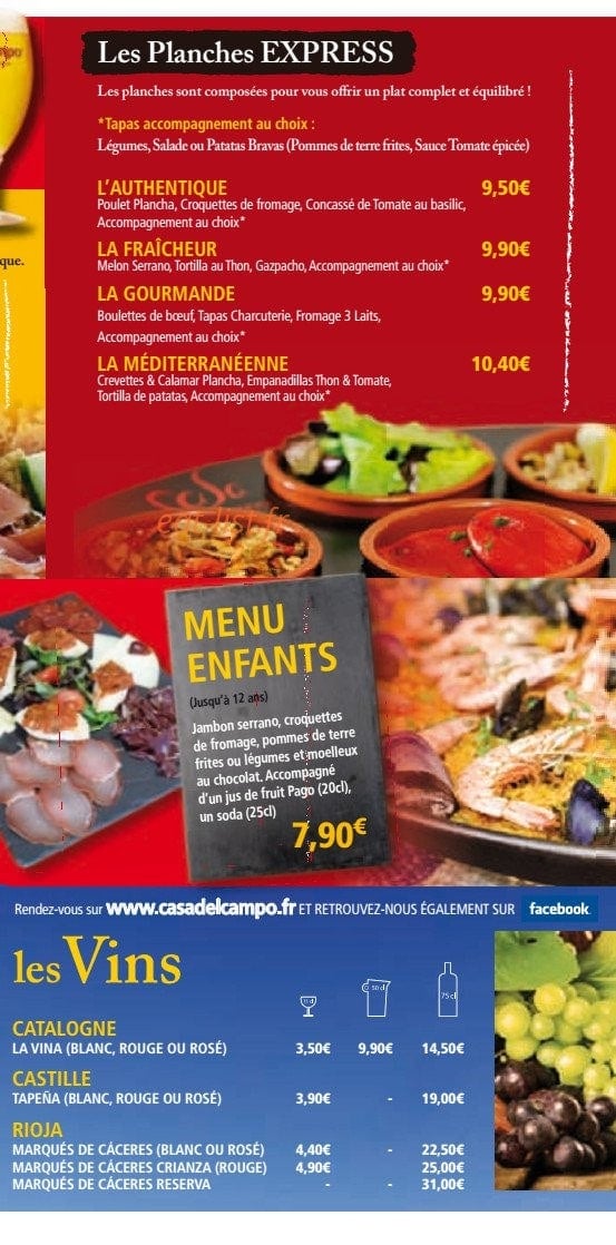 La Casa — carte page 9