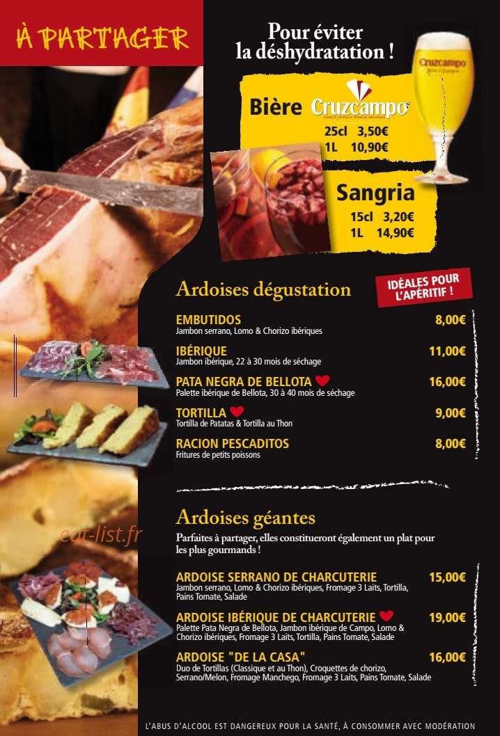 La Casa — carte page 3