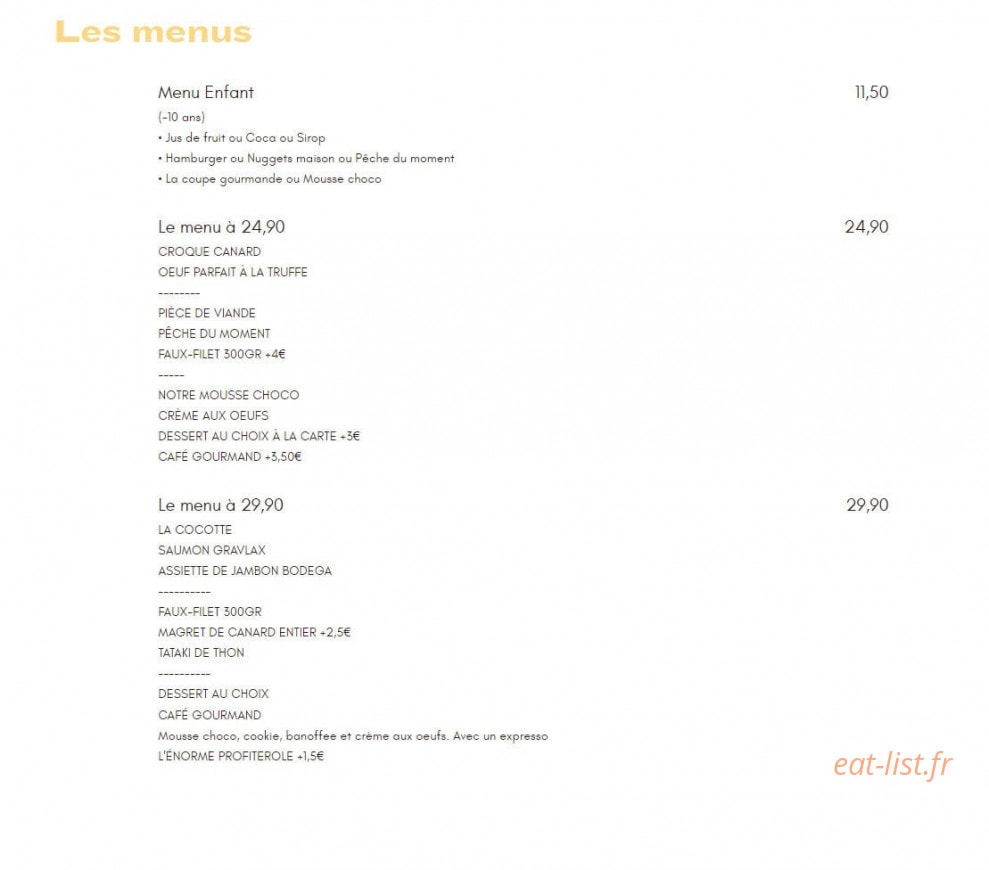 La Côte & l'Arête — carte page 7