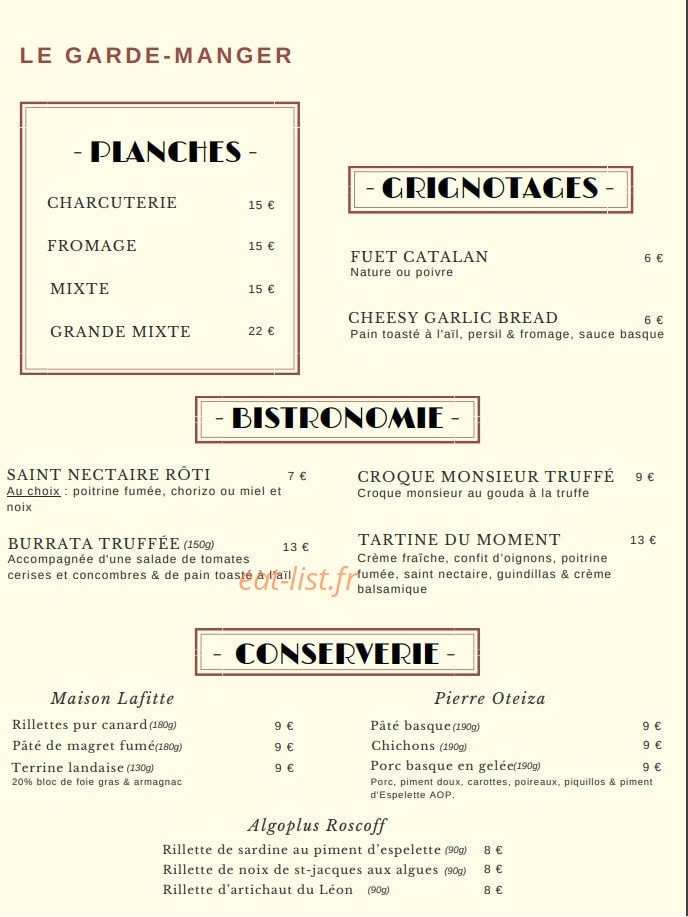La drôlerie — carte page 1