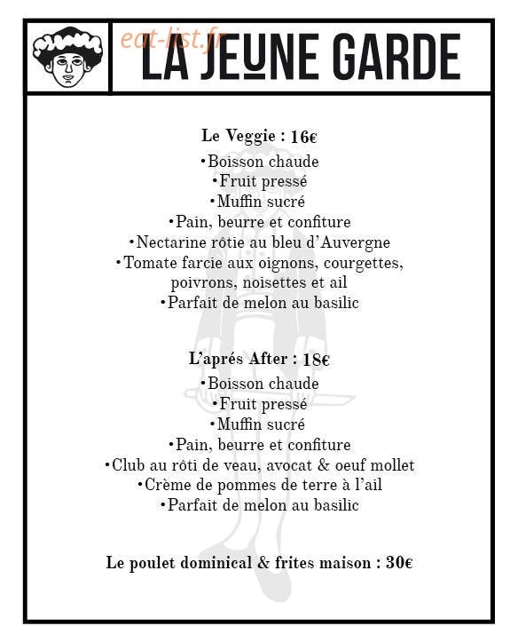 La Jeune Garde — carte page 1