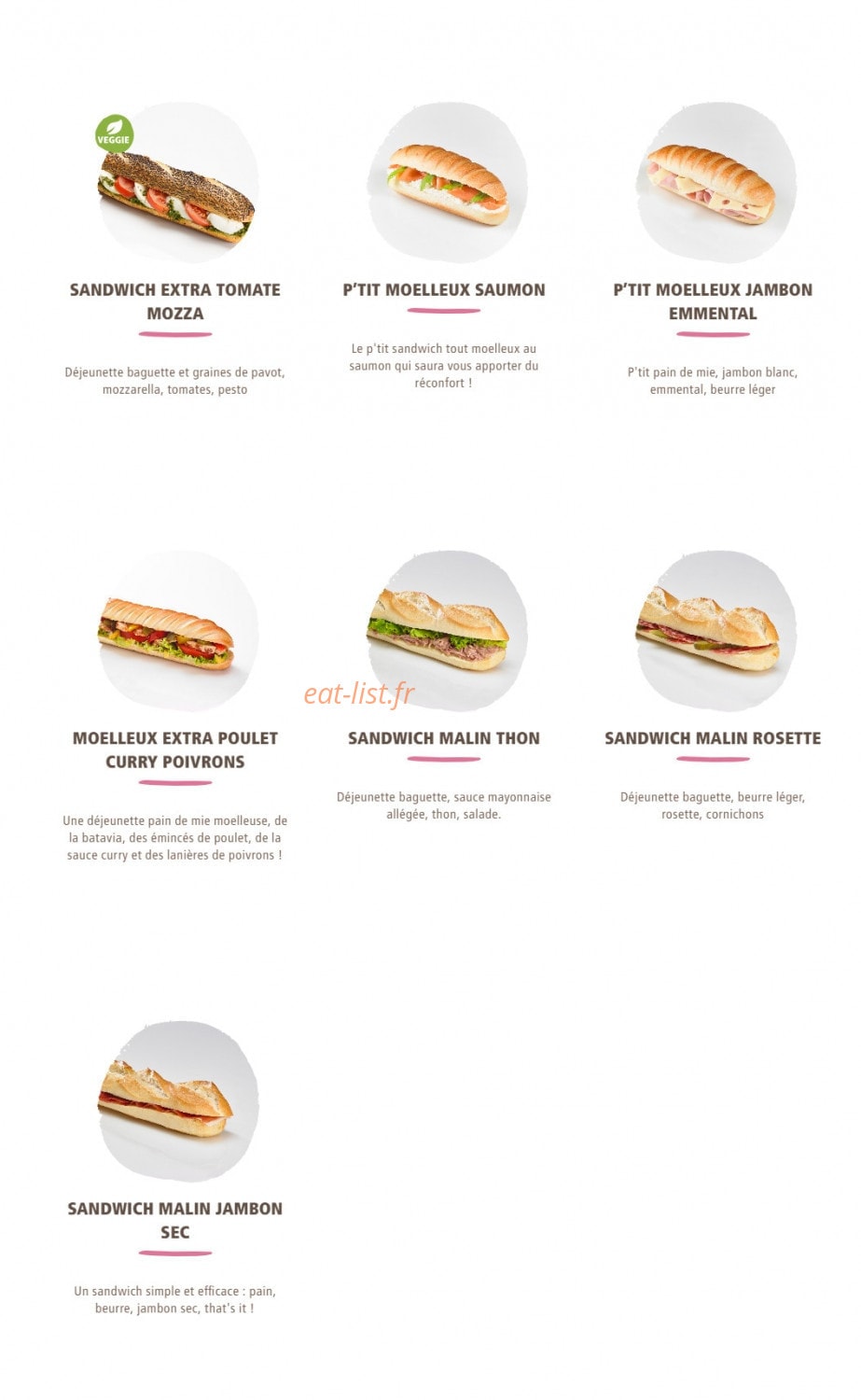 La Mie Câline — carte page 7