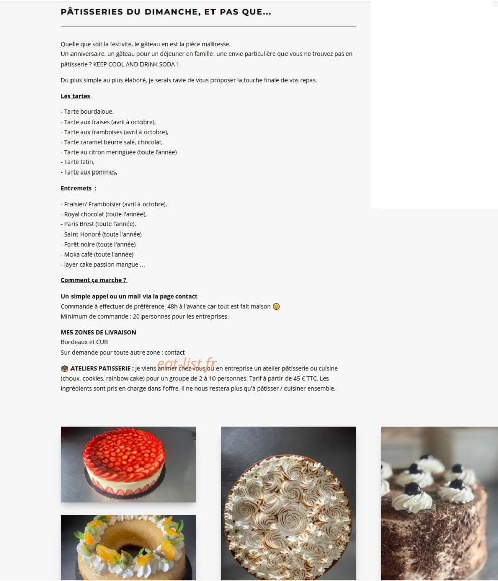 La mignonnette — carte page 3