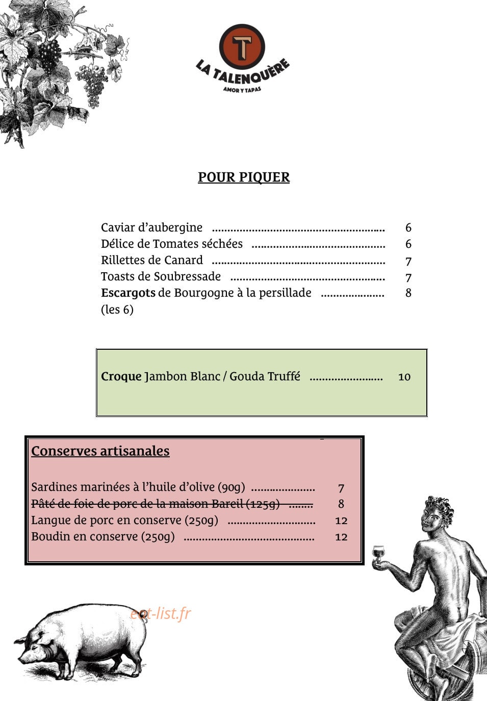 La Talenquère — carte page 1