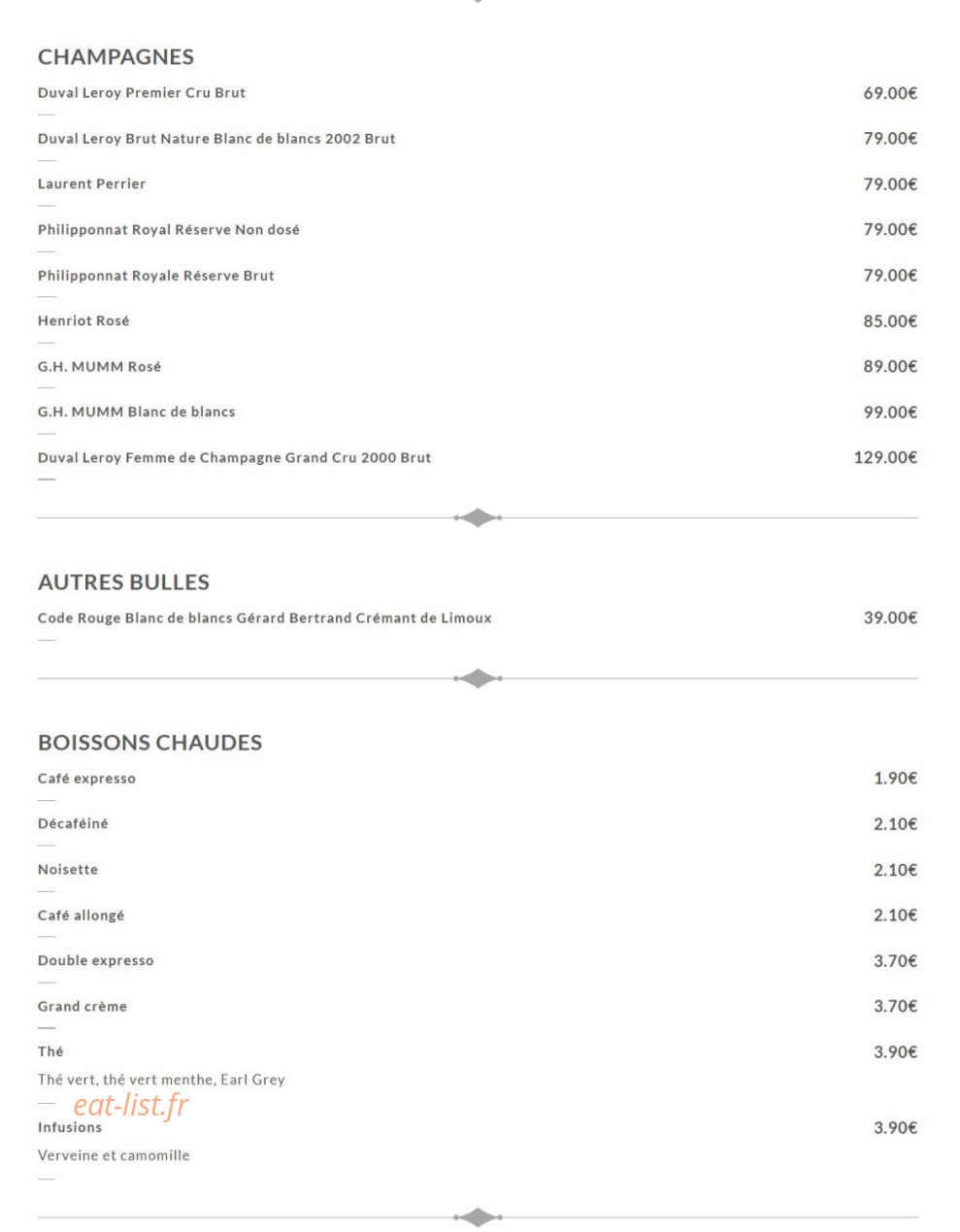 La Terrasse Saint-Michel — carte page 13