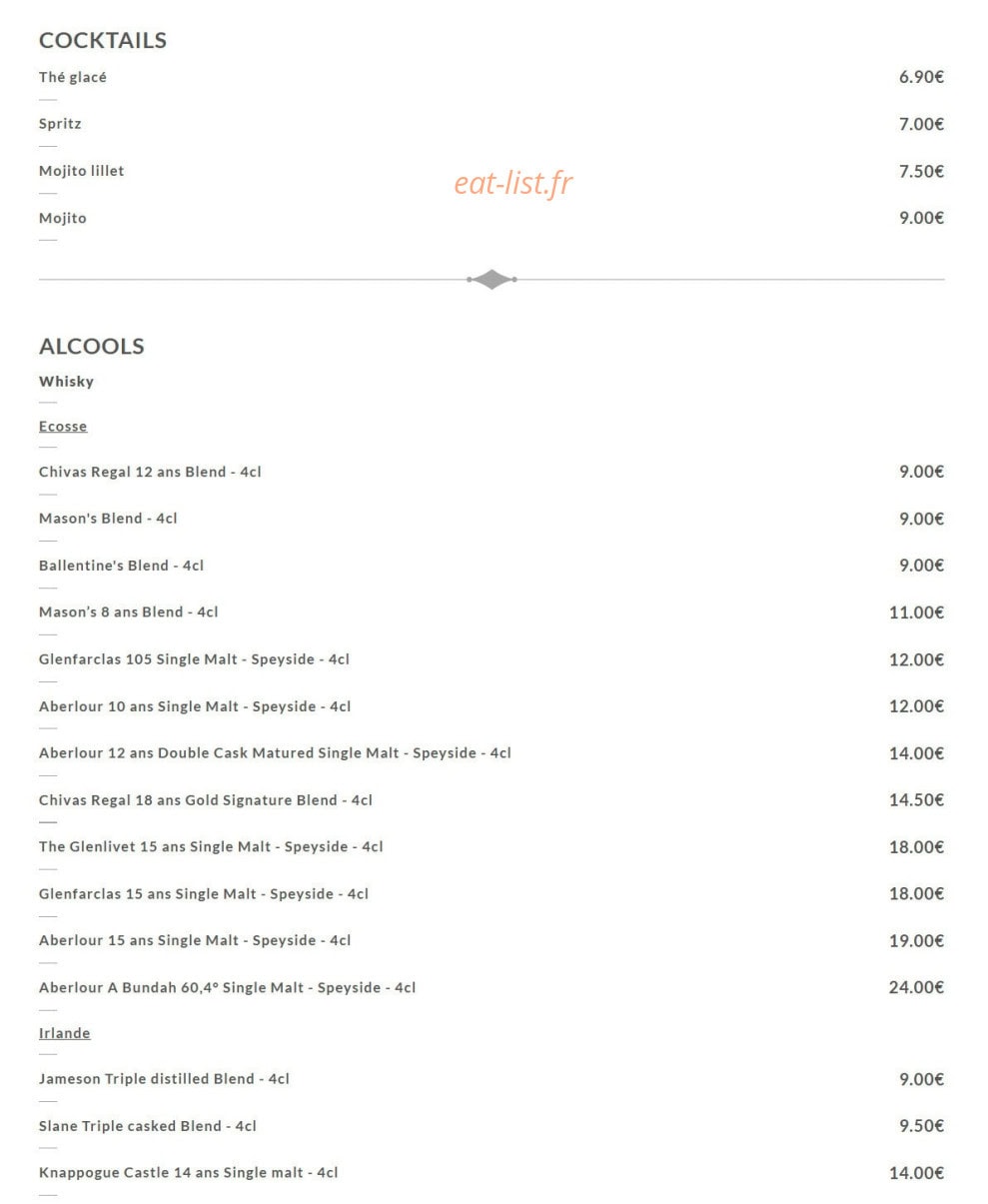 La Terrasse Saint-Michel — carte page 5