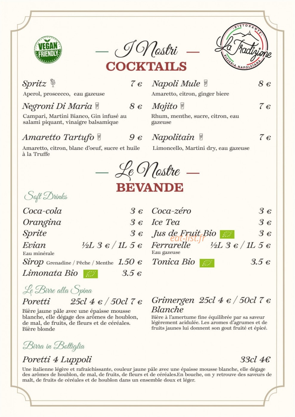 La Tradizione — carte page 3