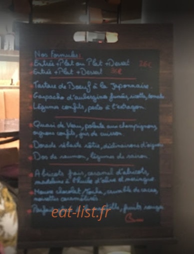 La Tulipe — carte page 1