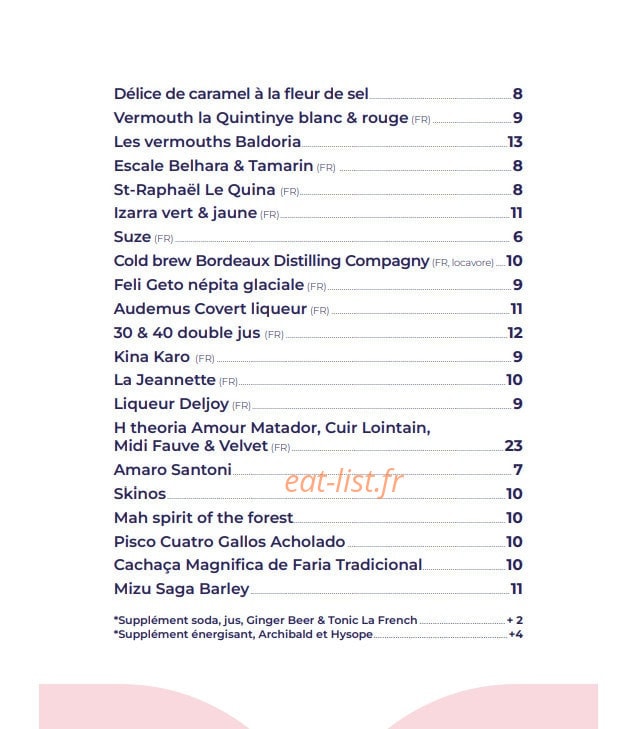 Le Bourbon — carte page 21