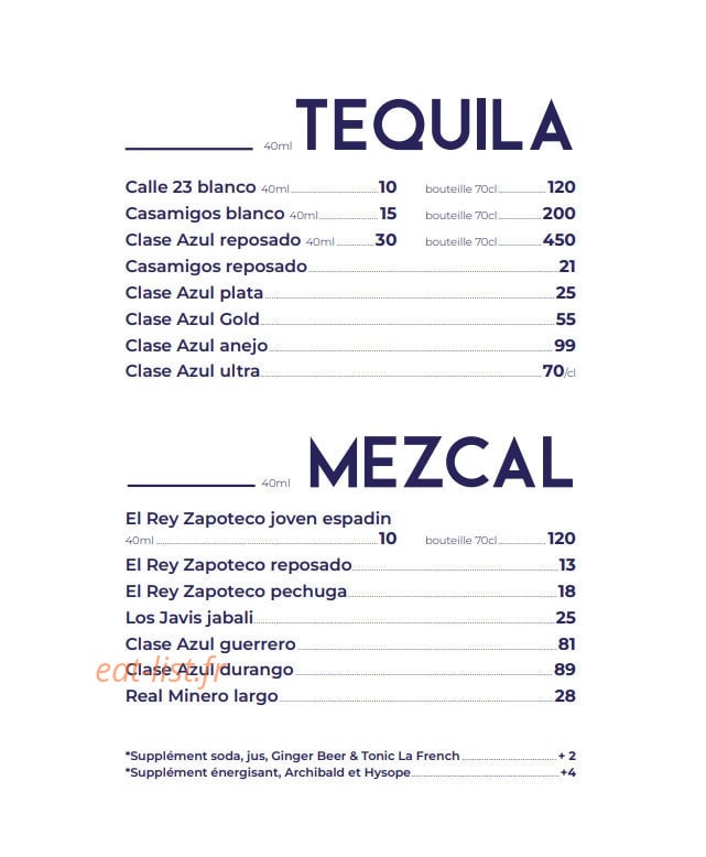 Le Bourbon — carte page 18